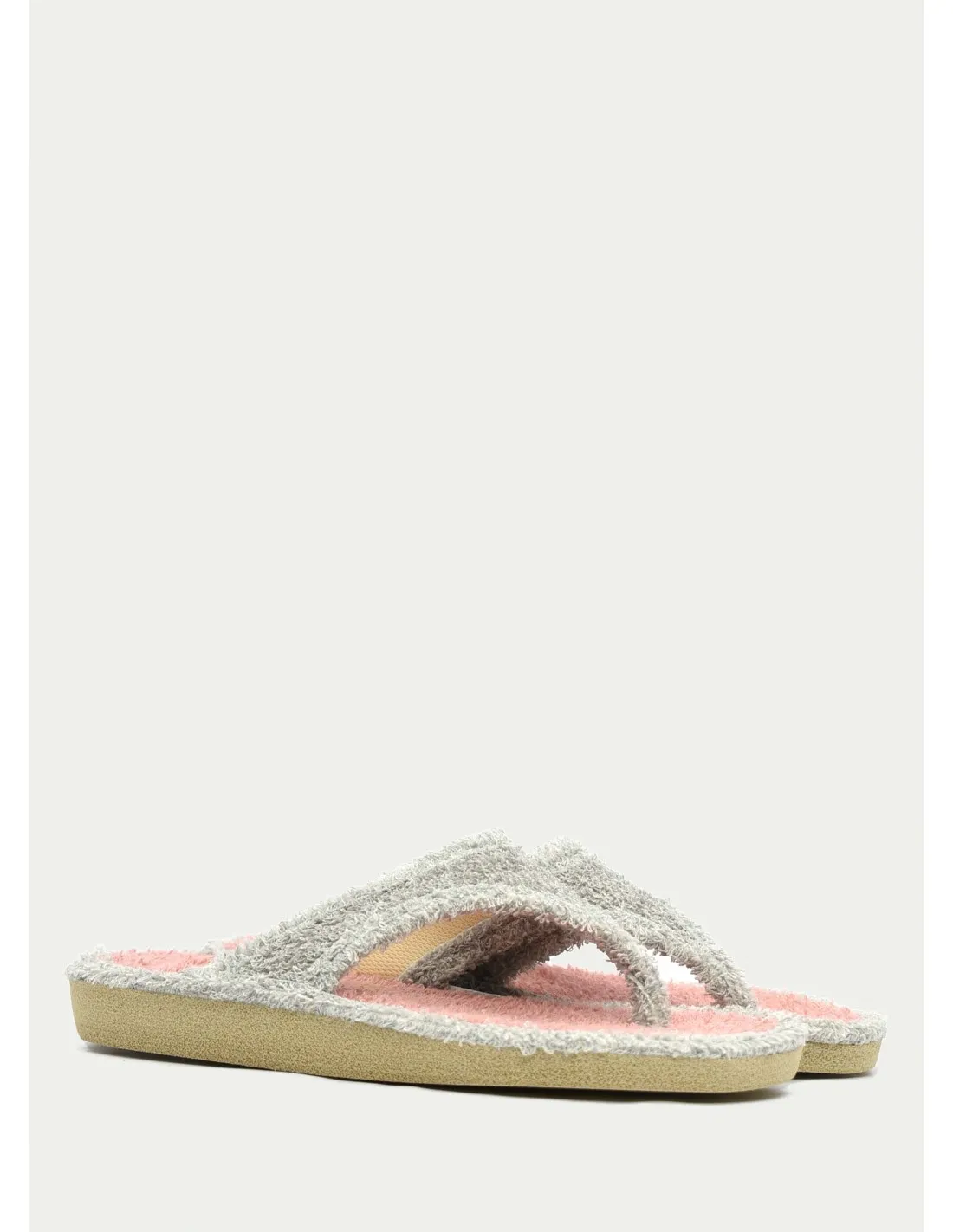 ZAPATILLAS DE CASA CABRERA 2301 GRIS CLARO 