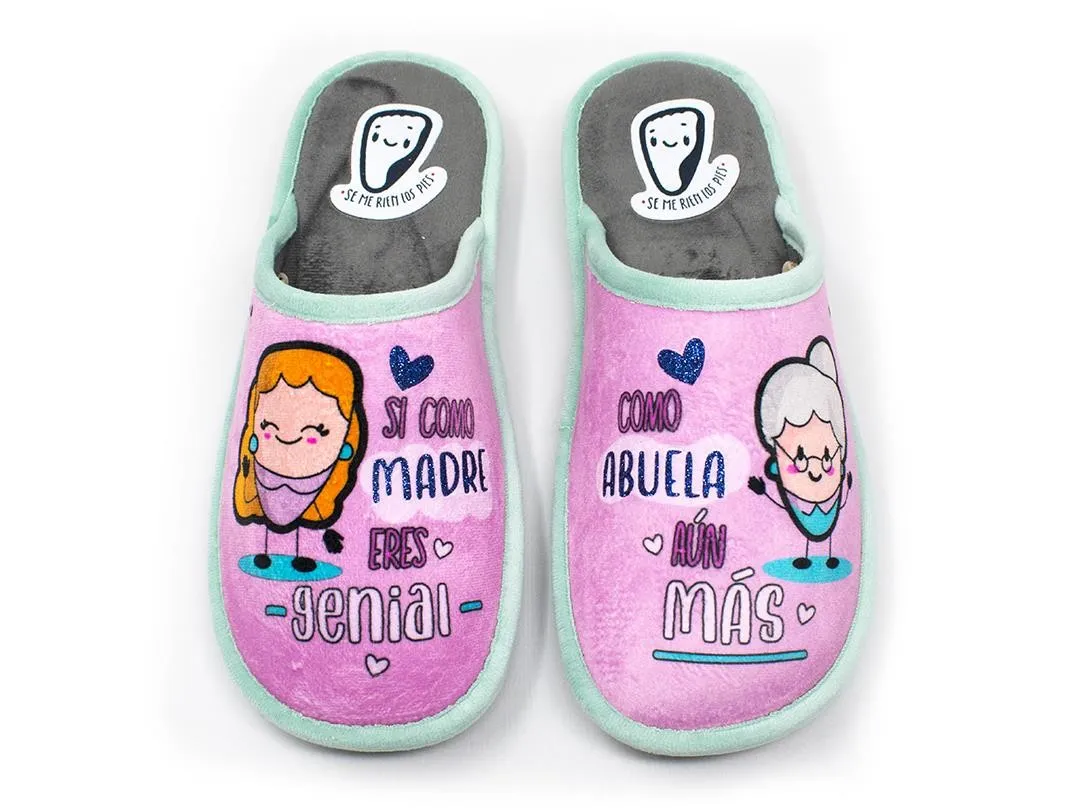 ZAPATILLAS DE CASA DE MUJER LARO JONAS63 MADRE ABUELA