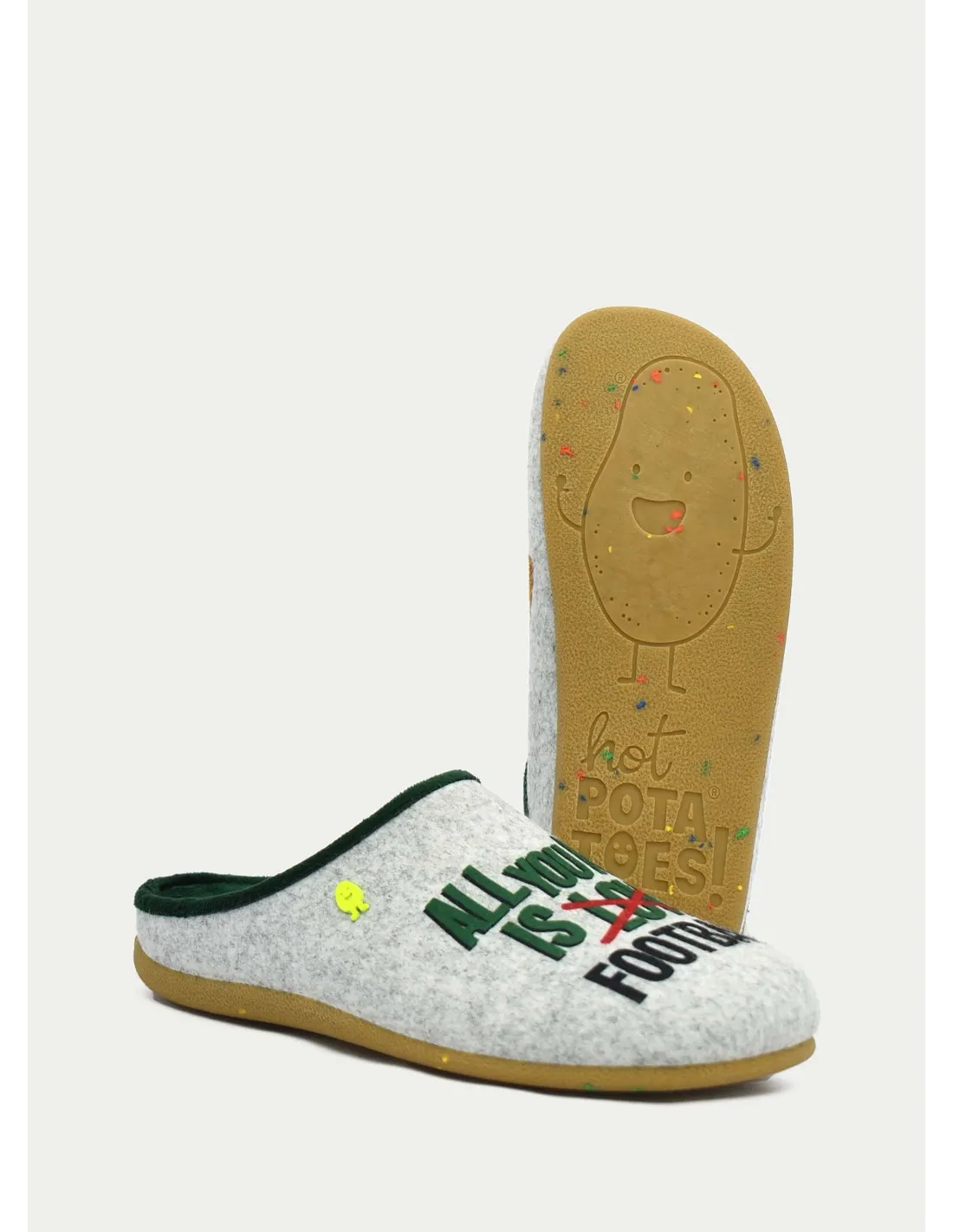 ZAPATILLAS DE CASA GIOSEPPO KOLSSAS GRIS CLARO 