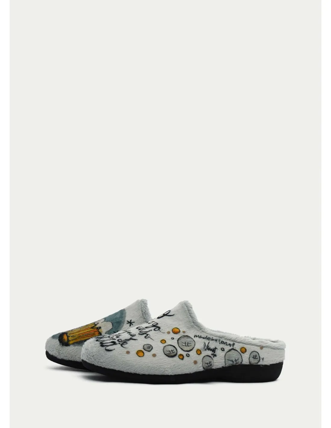 ZAPATILLAS DE CASA VIVANT 212000 GRIS CLARO 