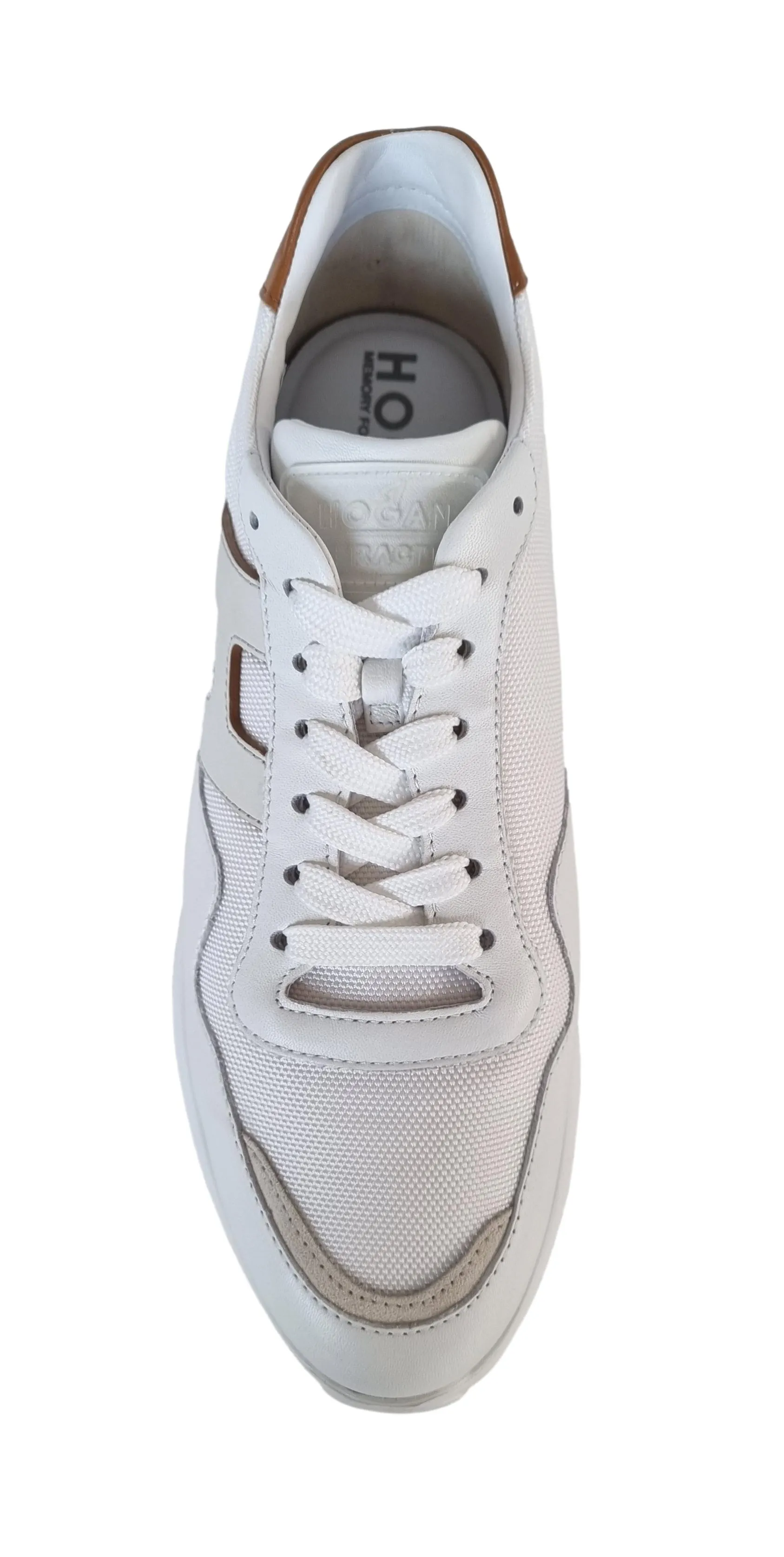 Zapatillas de hombre Hogan Interactive3 con cordones HXM3710EG30T4F0L2W blanco