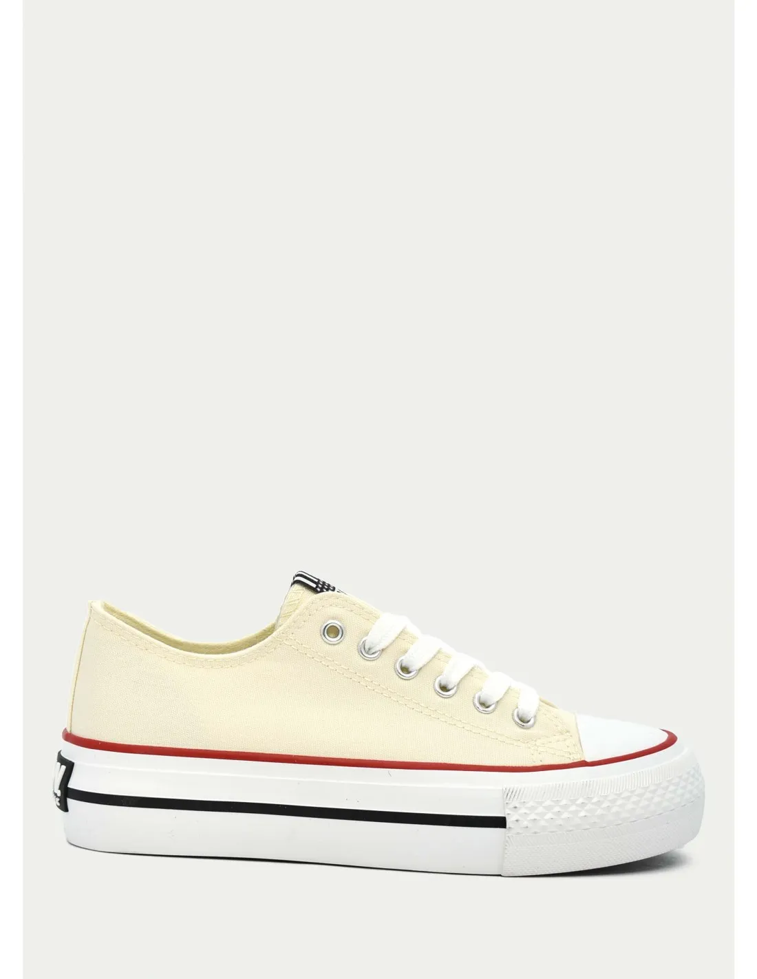 ZAPATILLAS DE LONA B & W 527061 BLANCO 