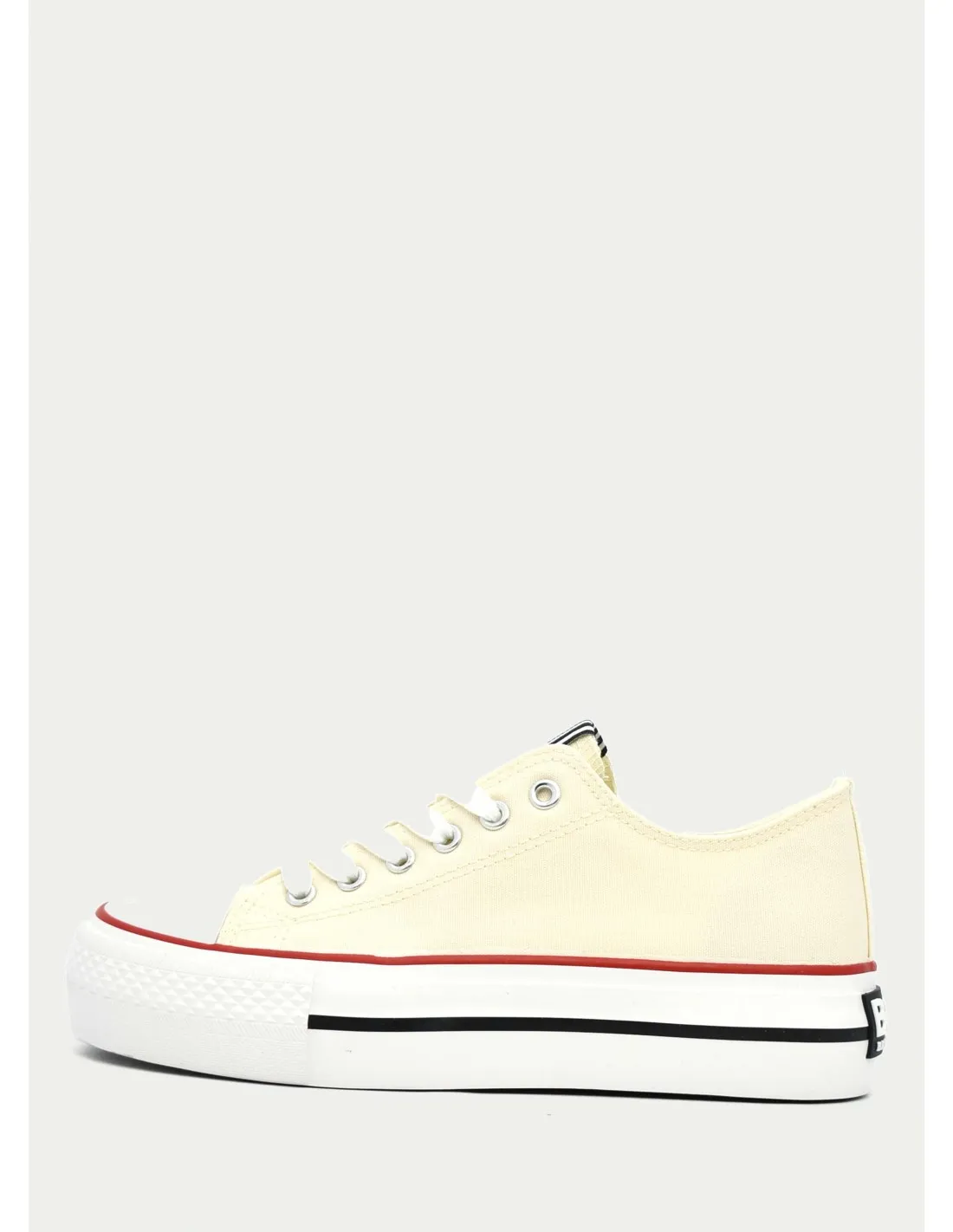 ZAPATILLAS DE LONA B & W 527061 BLANCO 