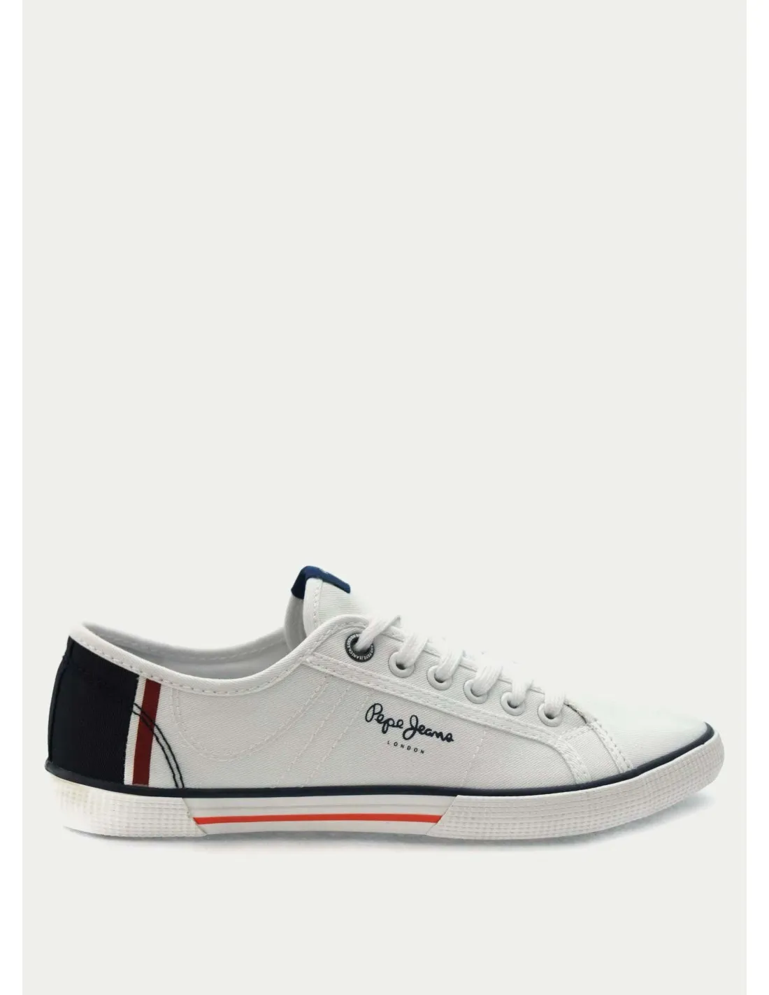 ZAPATILLAS DE LONA PEPE JEANS 30354 BLANCO 