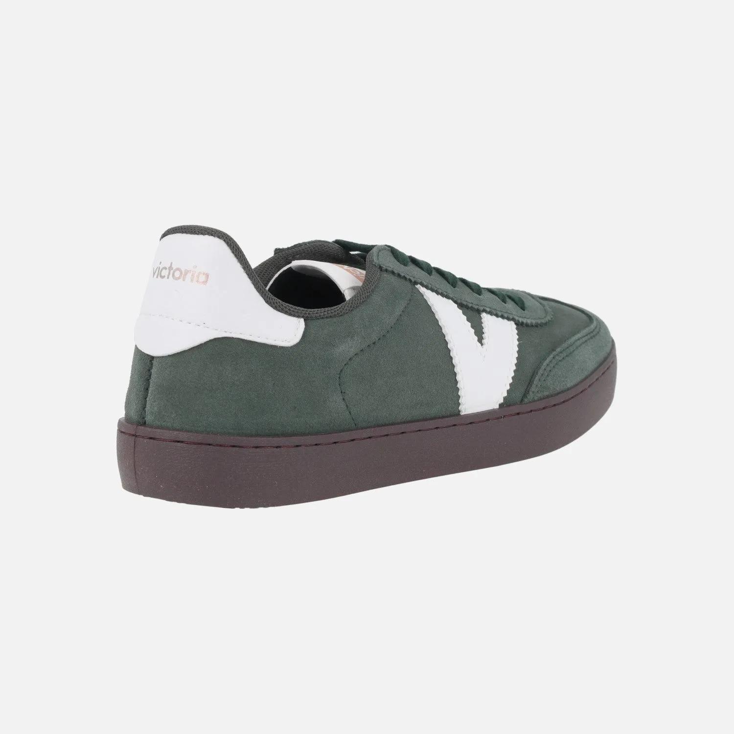 Zapatillas deportivas Berlín ciclista en piel serraje para hombre