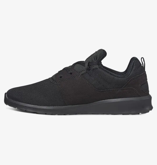 Zapatillas malla y ante DC SHOES para hombre HEATHROW BLACK/BLACK/BLACK (3bk) Ref. ADYS700071 Negra