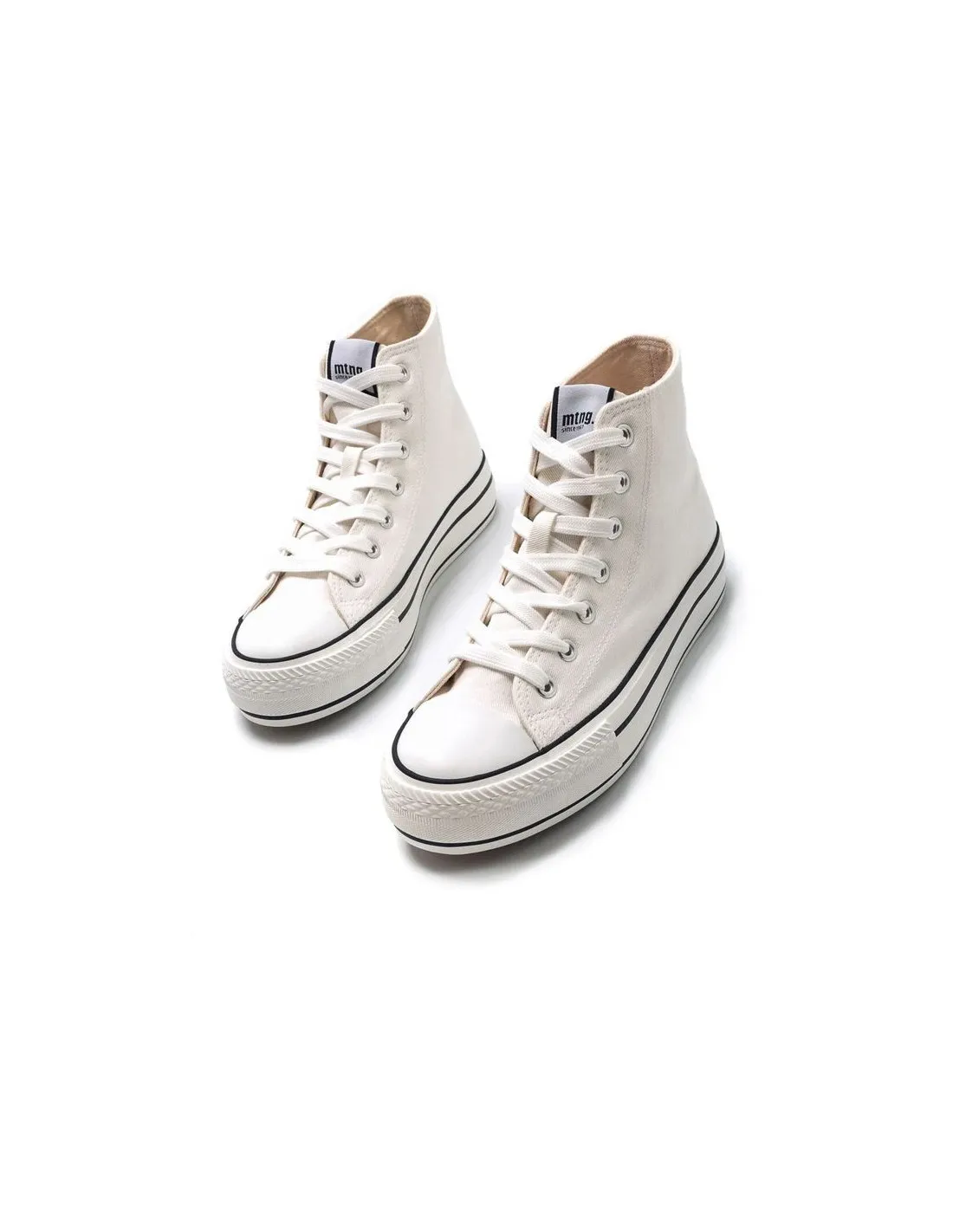 ZAPATILLAS MUSTANG BIGGERX CANVAS BLANCO MUJER