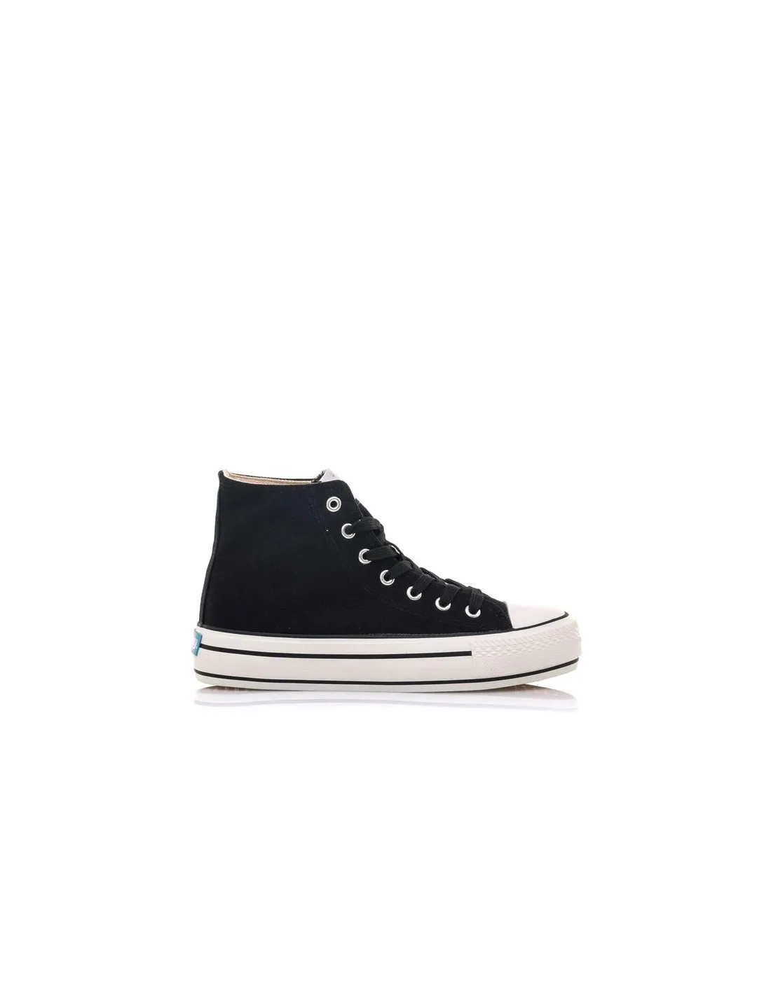 ZAPATILLAS MUSTANG BIGGERX CANVAS NEGRO MUJER
