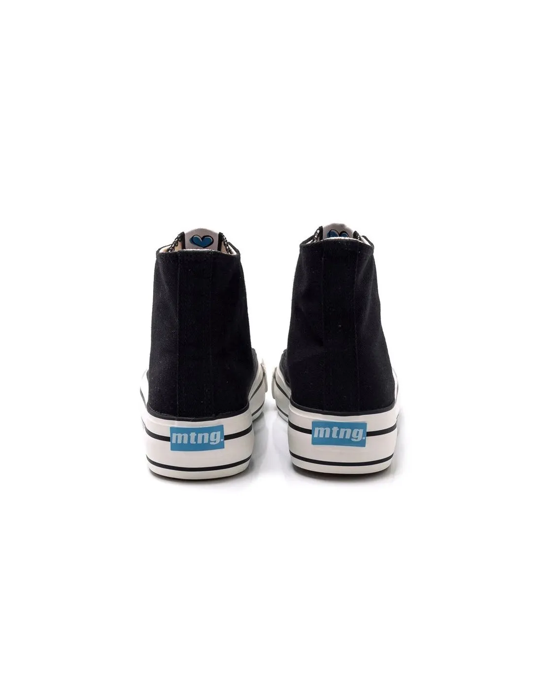 ZAPATILLAS MUSTANG BIGGERX CANVAS NEGRO MUJER