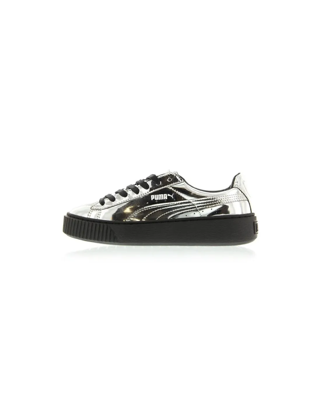 Zapatillas Puma Sportswear Basket Platform Metallic Mujer