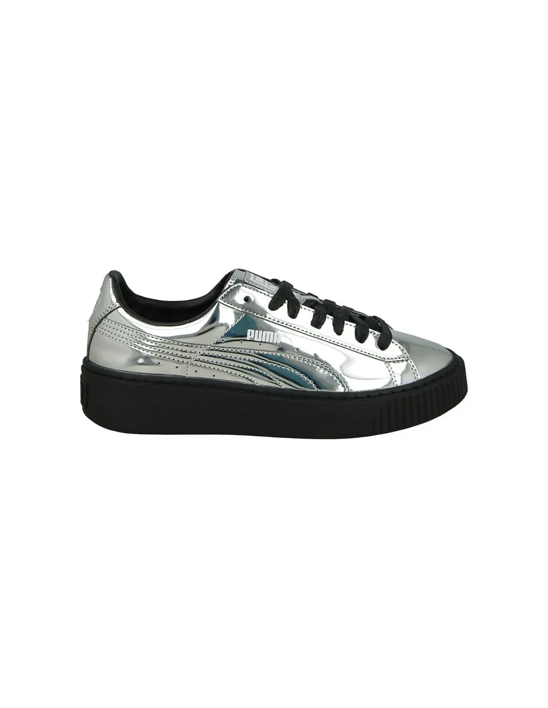 Zapatillas Puma Sportswear Basket Platform Metallic Mujer
