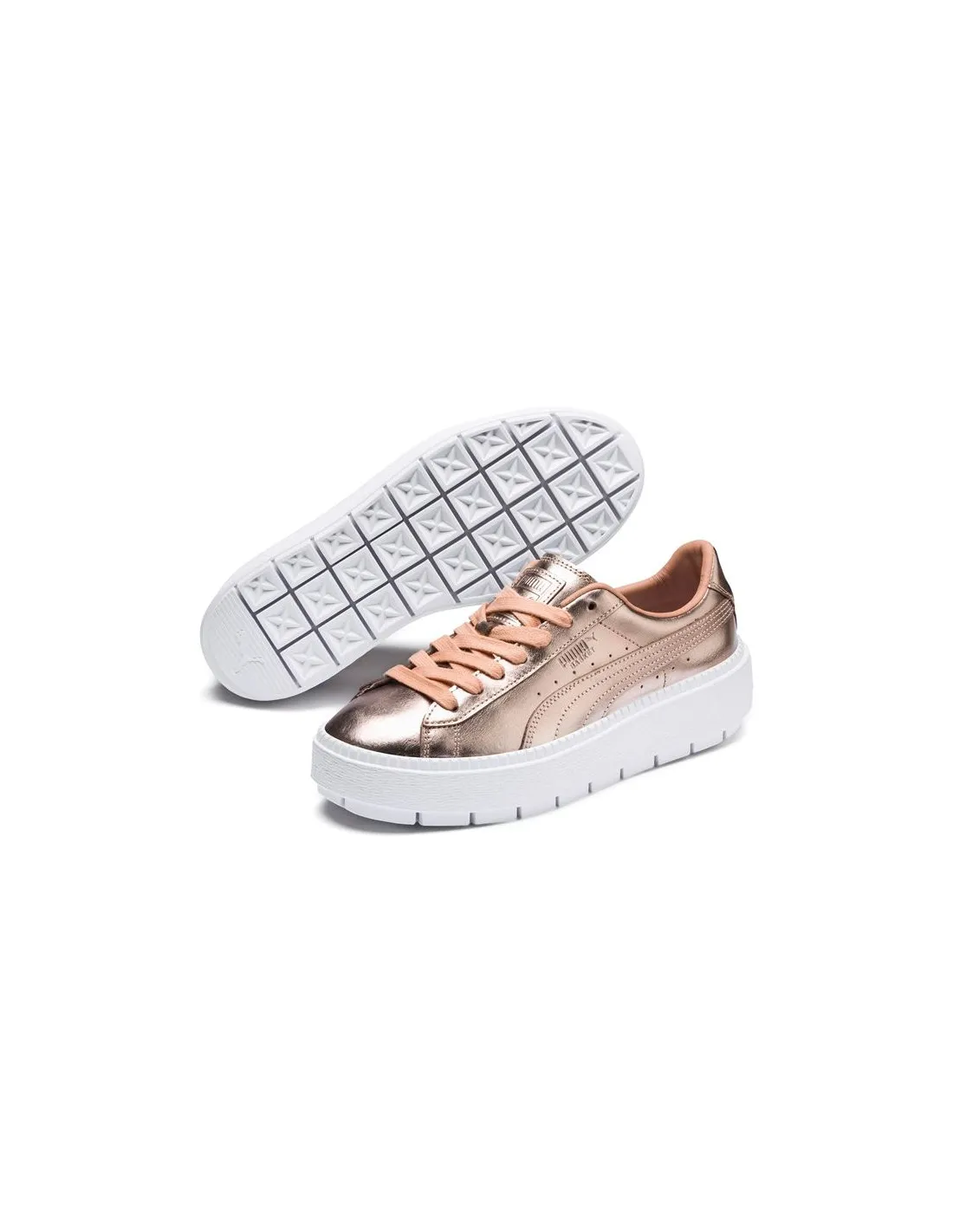 Zapatillas Puma Sportswear Basket Platform Trace Luxe Mujer
