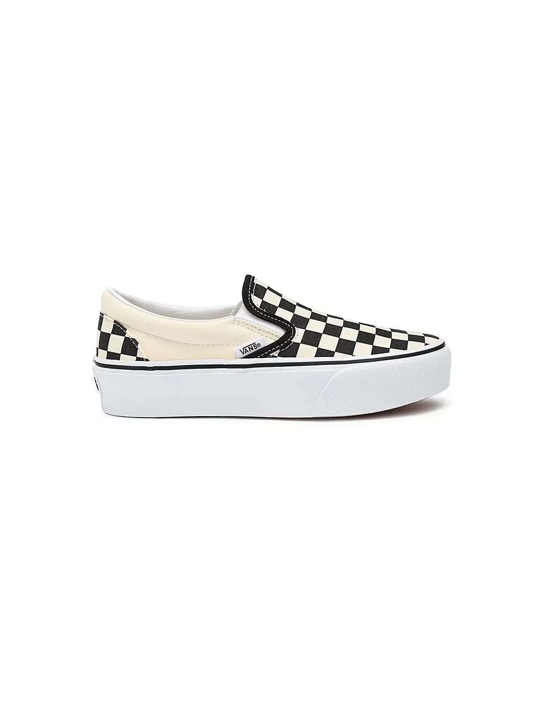 ZAPATILLAS VANS CLASSIC SLIPON PLATAFORM BLANCO