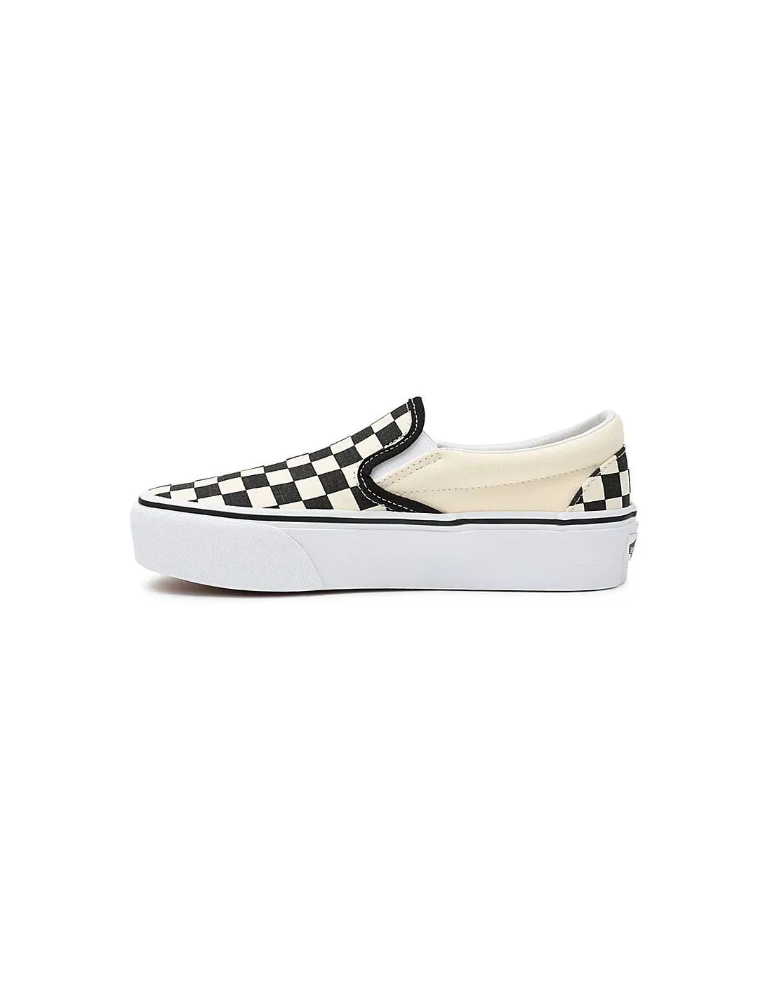 ZAPATILLAS VANS CLASSIC SLIPON PLATAFORM BLANCO