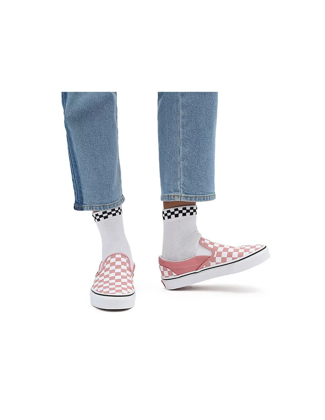 ZAPATILLAS VANS CLASSIC SLIPON ROSA MUJER