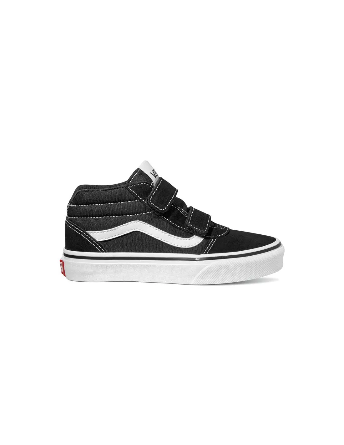 Zapatillas Vans Ward Mid V YT Suede Canvas Black