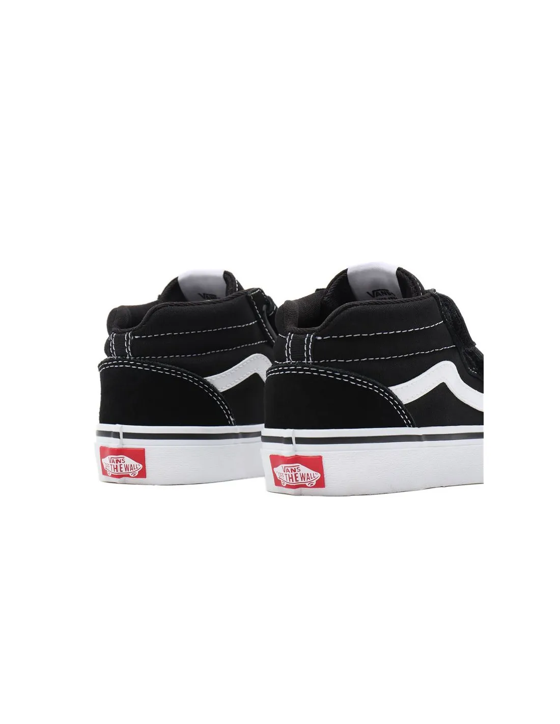 Zapatillas Vans Ward Mid V YT Suede Canvas Black