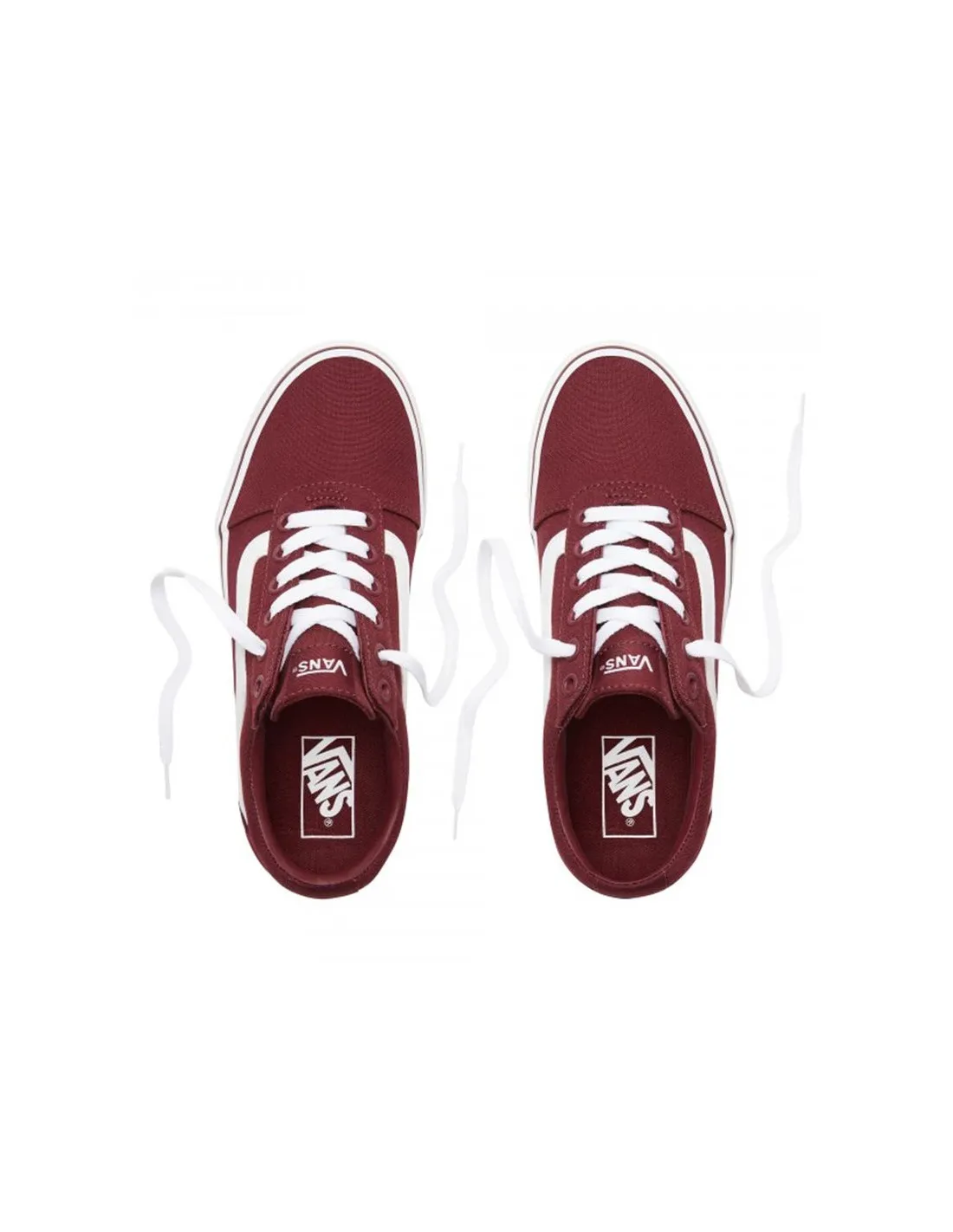 Zapatillas Vans Ward vinotinto Mujer