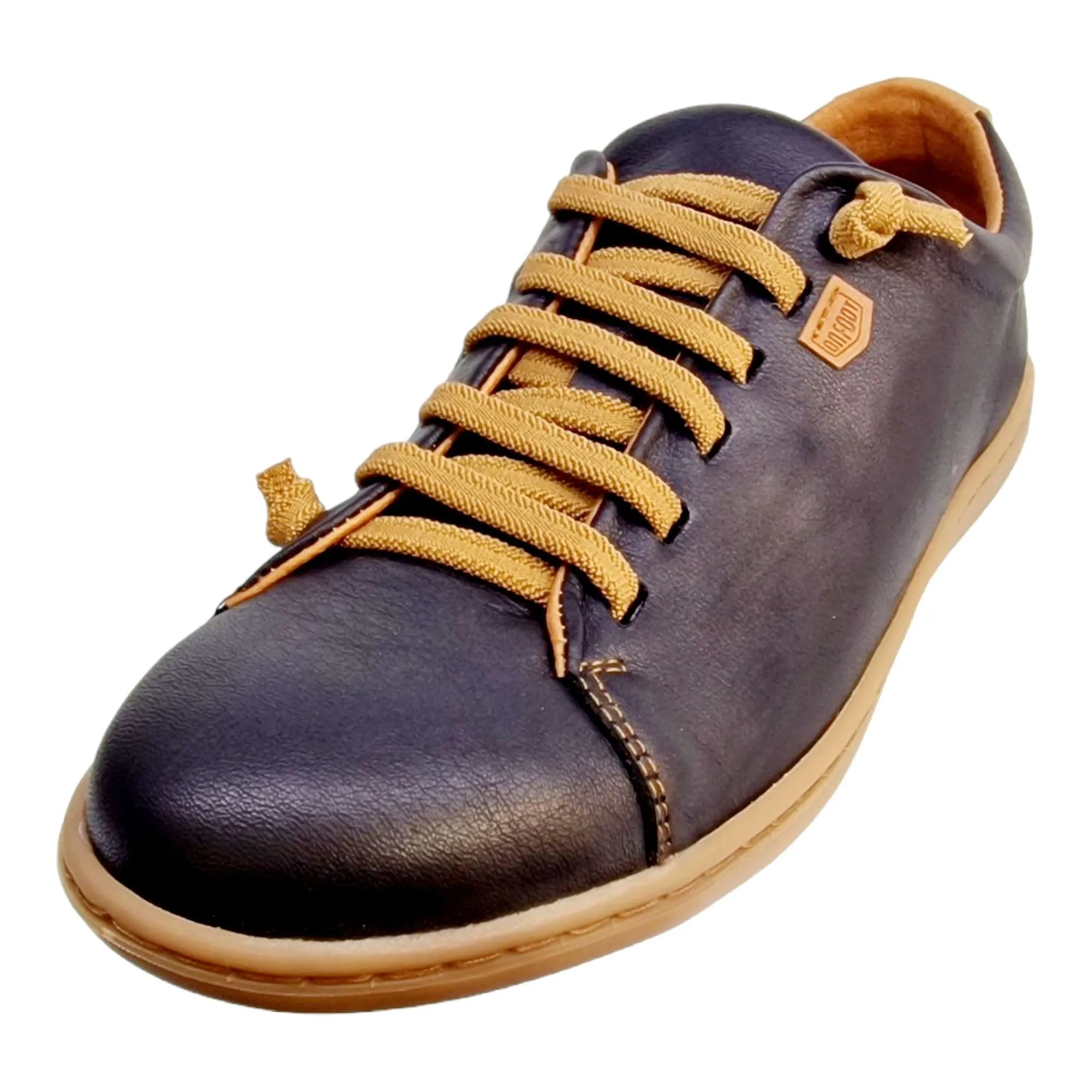 ZAPATO BLUCHER CORDONES ELÁSTICOS MUJER ONFOOT NEGRO