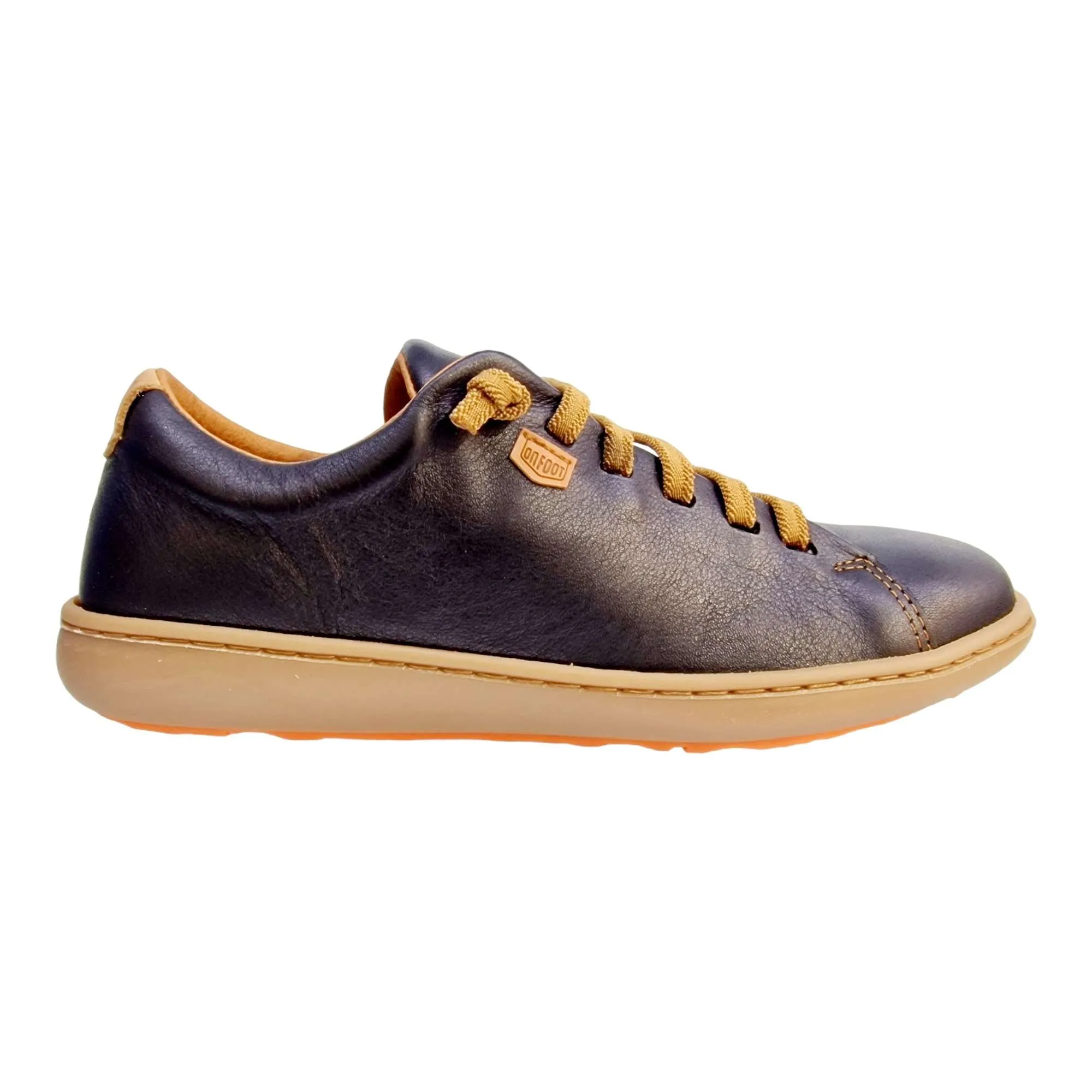 ZAPATO BLUCHER CORDONES ELÁSTICOS MUJER ONFOOT NEGRO