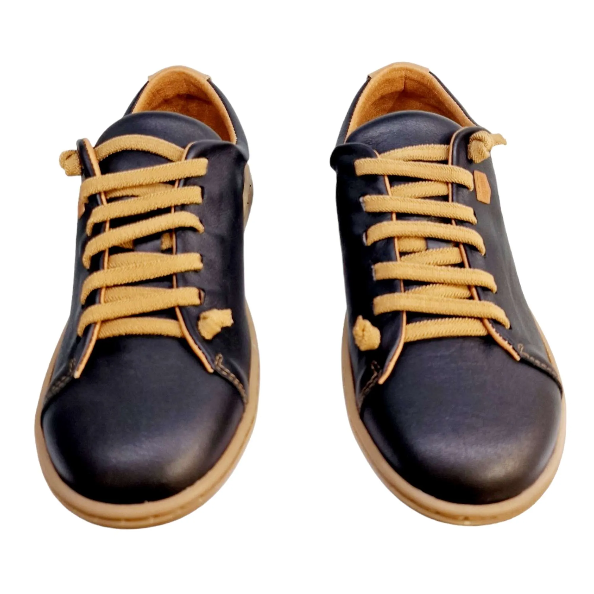 ZAPATO BLUCHER CORDONES ELÁSTICOS MUJER ONFOOT NEGRO