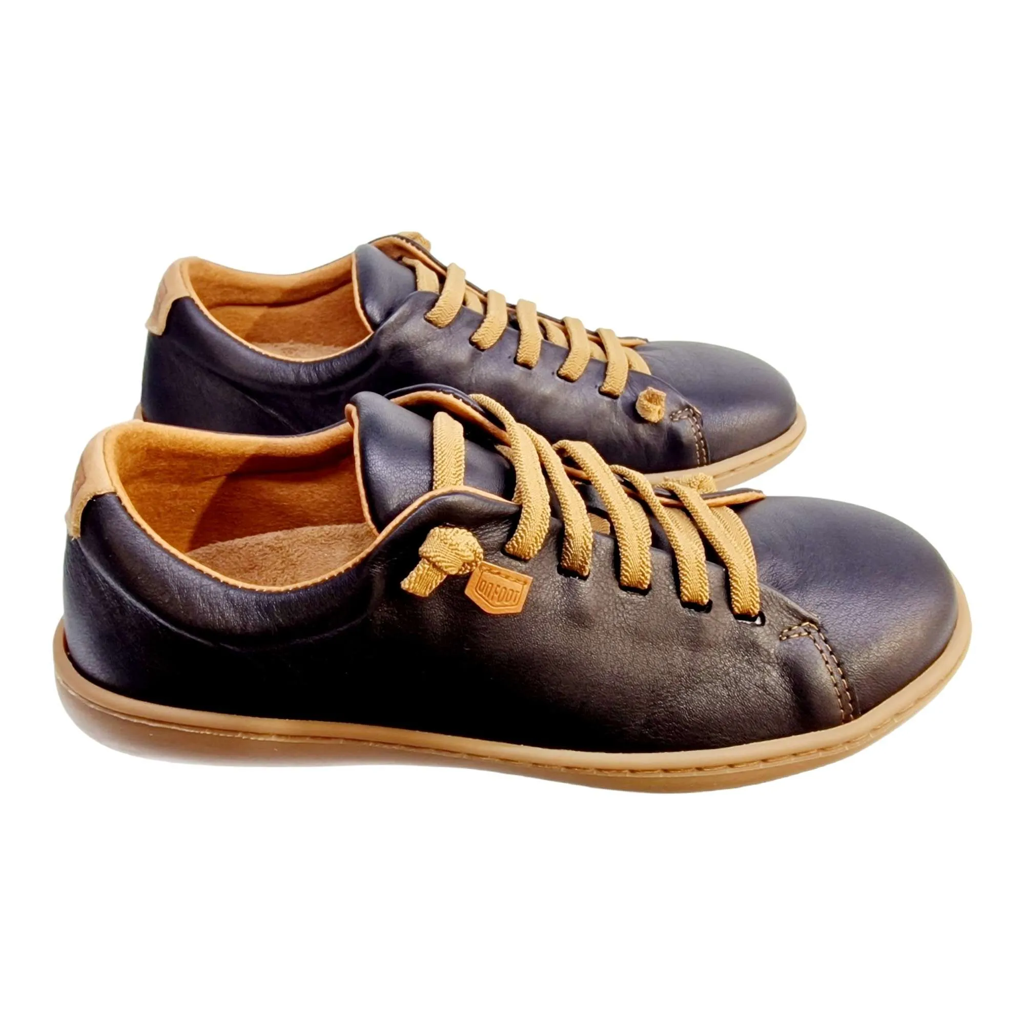 ZAPATO BLUCHER CORDONES ELÁSTICOS MUJER ONFOOT NEGRO