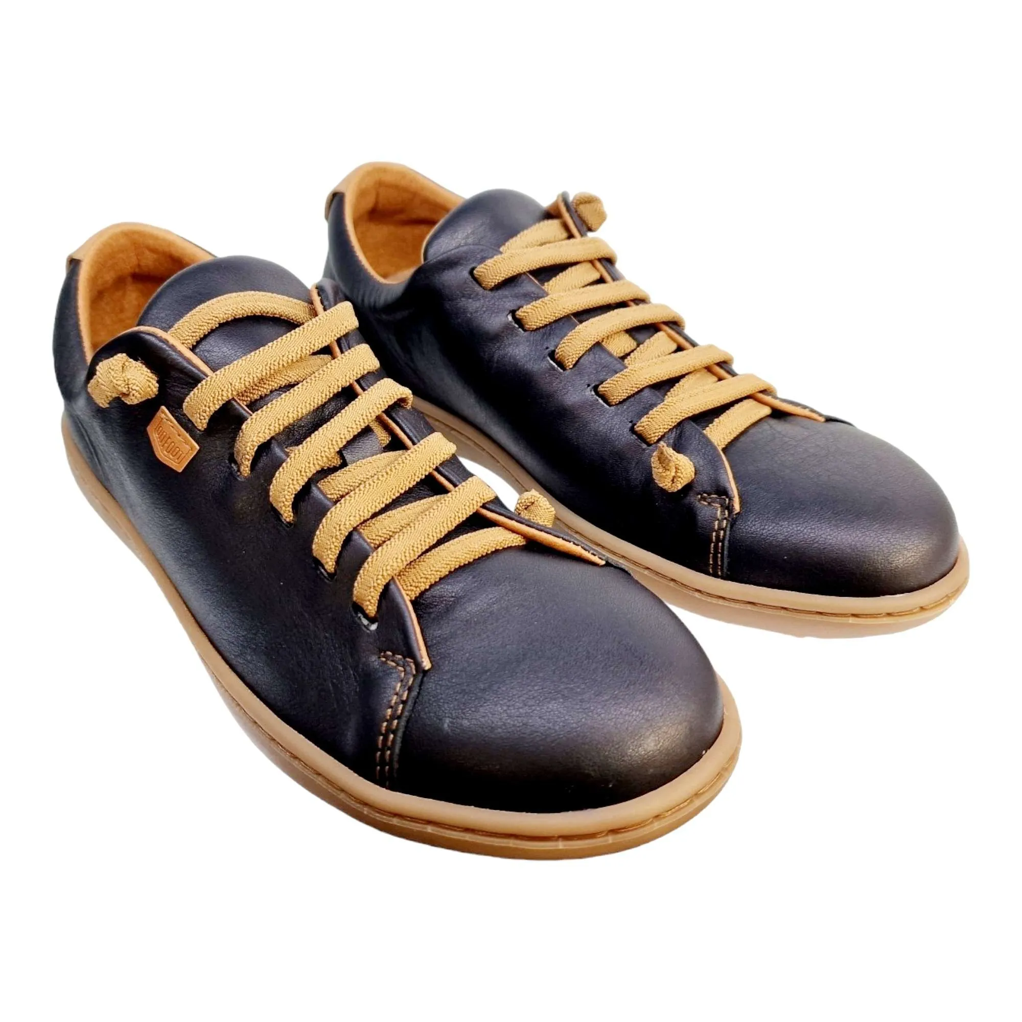 ZAPATO BLUCHER CORDONES ELÁSTICOS MUJER ONFOOT NEGRO