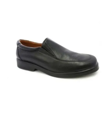 Zapato camarero sin cordones Danka en negro