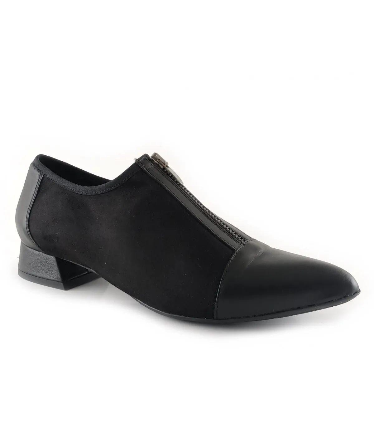Zapato con cremallera central