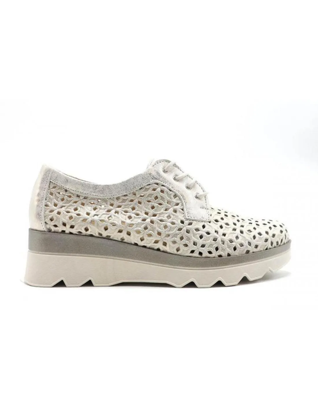 ZAPATO CORDONES MUJER PITILLOS 5110 ORO