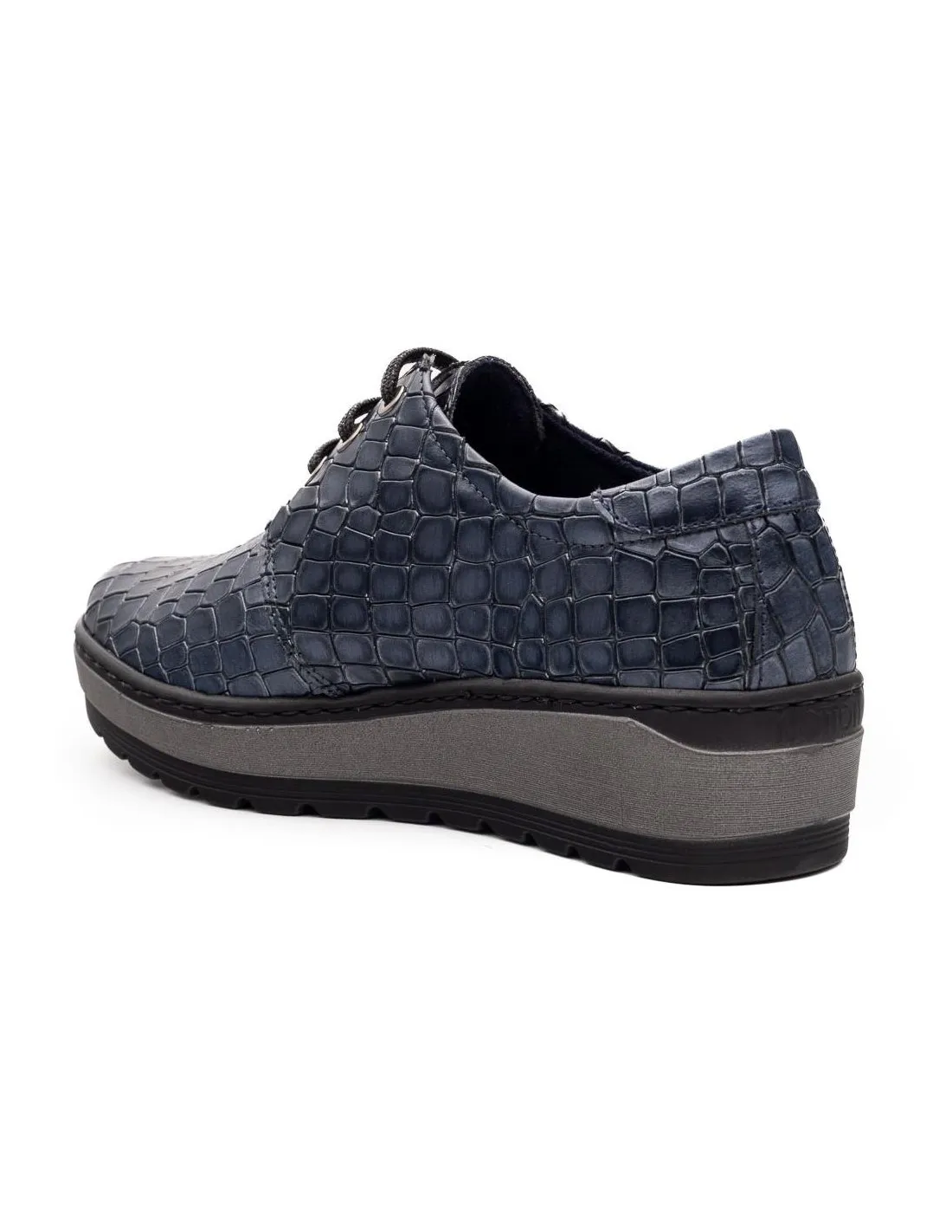 ZAPATO DE CORDONES MUJER NOTTON 1851 AZUL