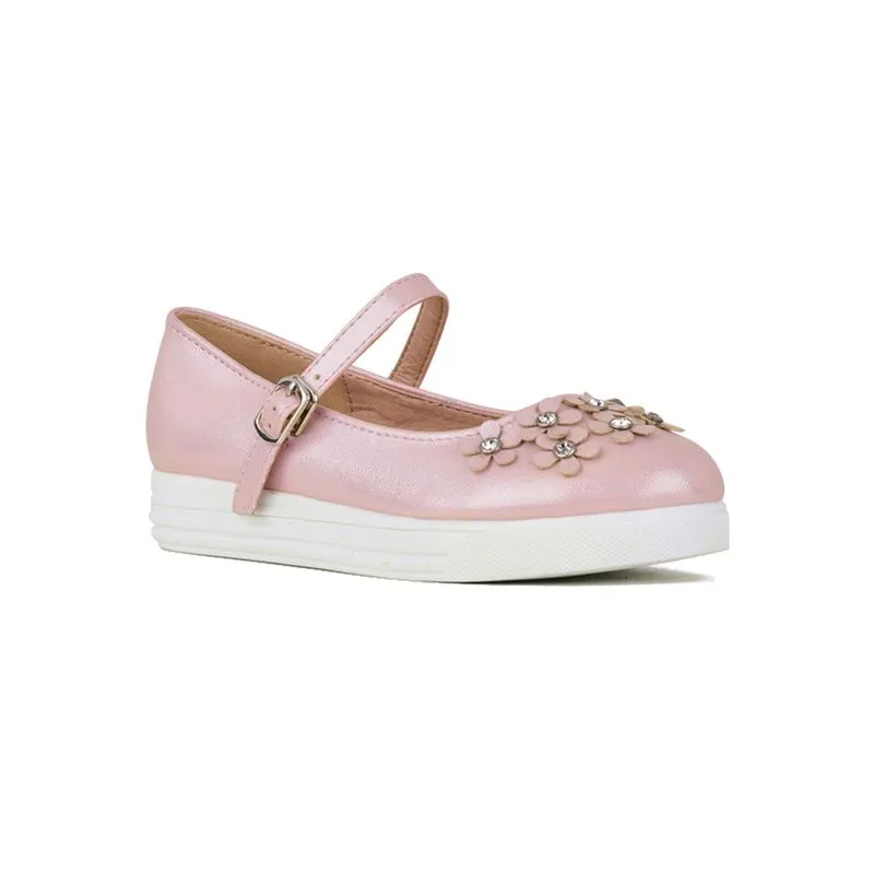 ZAPATO GUILLERMINA PARA NIñA GUGA FLOWER SHINE TALLES 3136