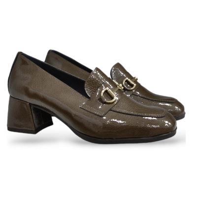 Zapato Mocasin tacon Marlinna vison