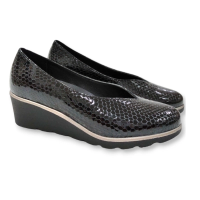 Zapato mujer cuña D’chicas 3706negro