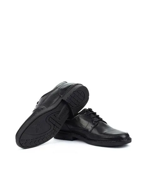 zapato pikolinos cordones bermeo m0m negro para hombre