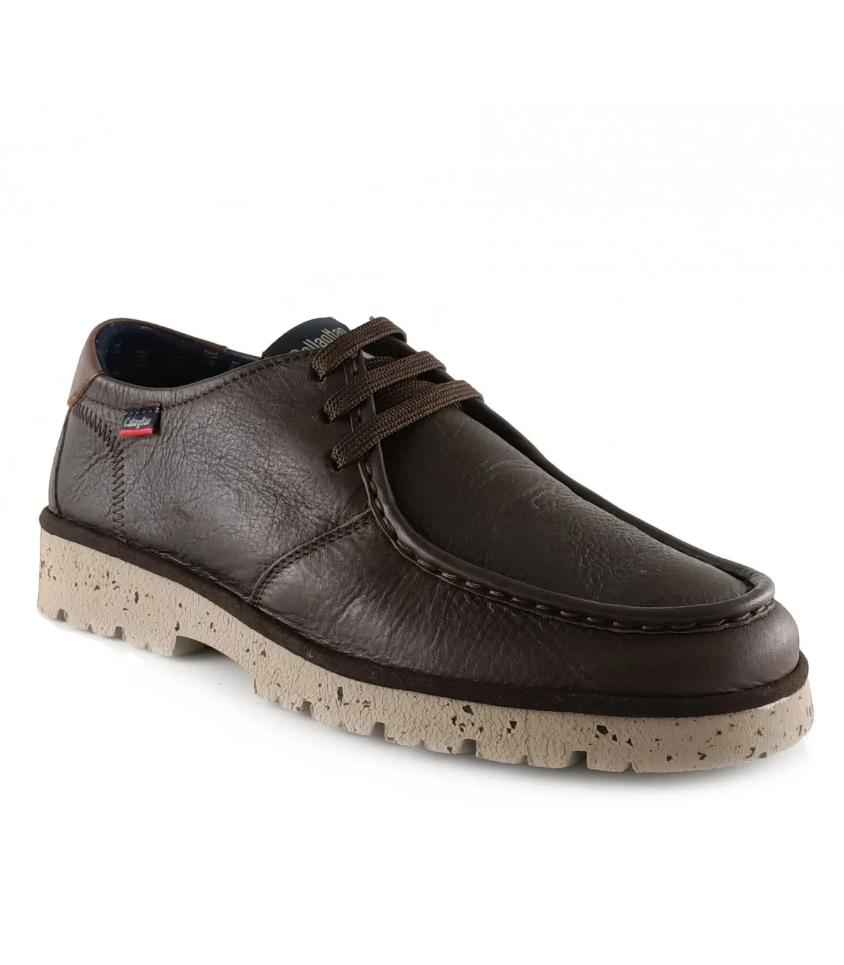 Zapatos de piel para hombre en color marrón