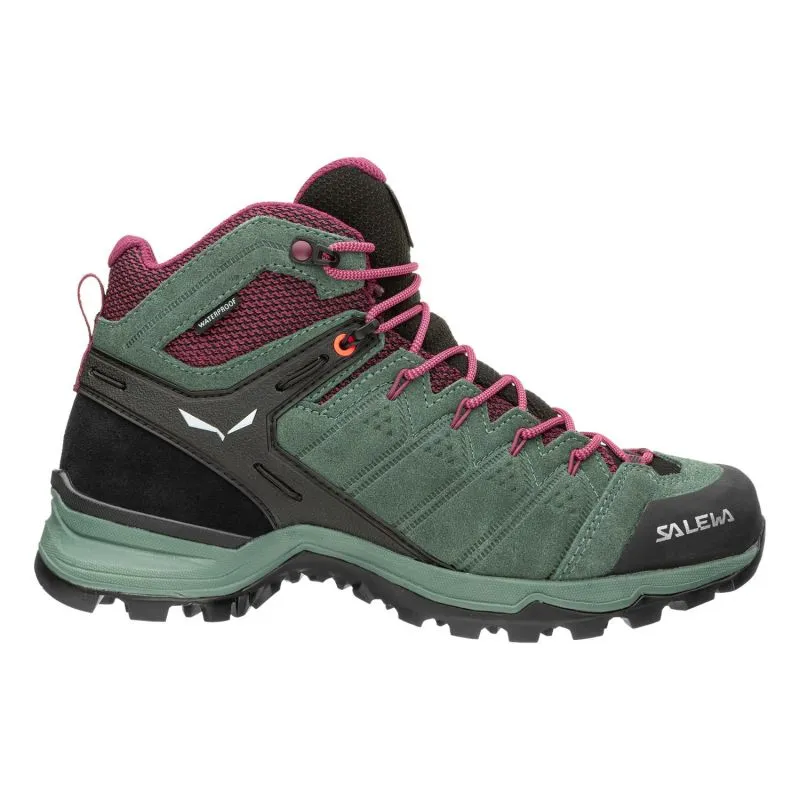 Zapatos de senderismo Salewa WS ALP MATE MID WP (Duck Green/rhododendon) mujer