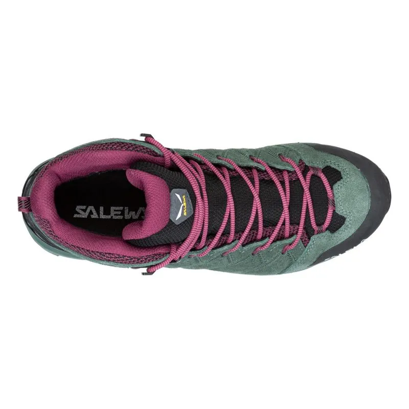 Zapatos de senderismo Salewa WS ALP MATE MID WP (Duck Green/rhododendon) mujer