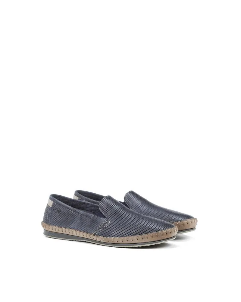  Zapatos Mocasines Hombre Azul 8674