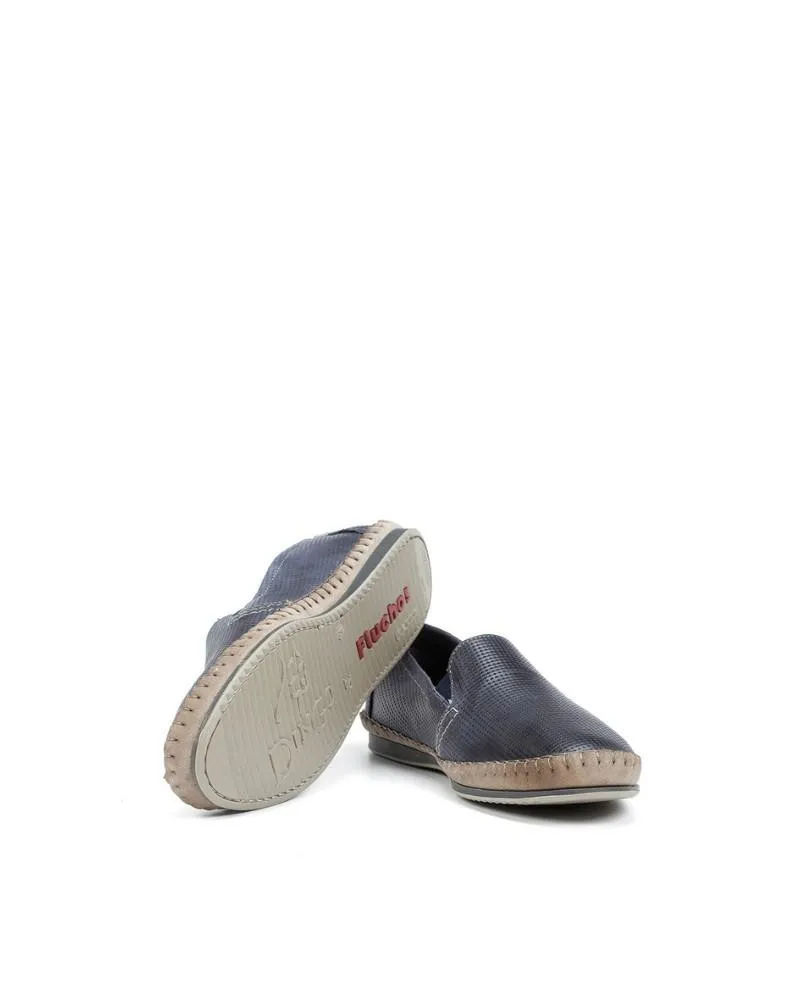  Zapatos Mocasines Hombre Azul 8674