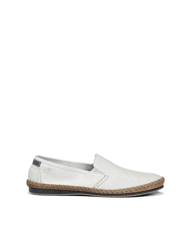 Zapatos Mocasines Hombre Blanco 8674