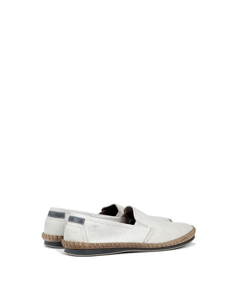  Zapatos Mocasines Hombre Blanco 8674