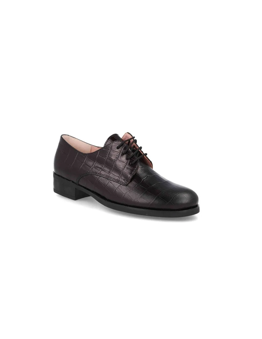 Zapatos Mujer Piel Cordones