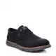 Zapatos sport Refresh negros con cordones y detalle marrón
