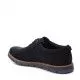 Zapatos sport Refresh negros con cordones y detalle marrón