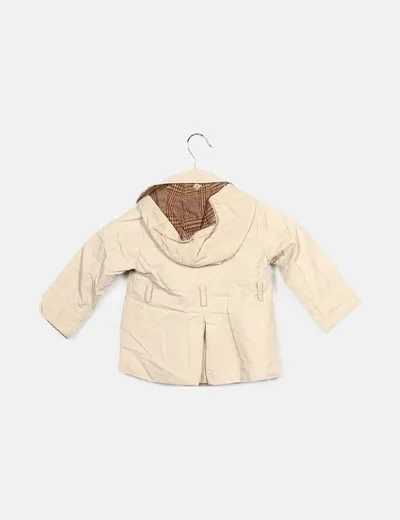 Zara Abrigo beige básico