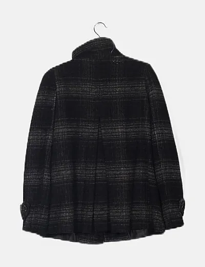 Zara Abrigo bicolor combinado